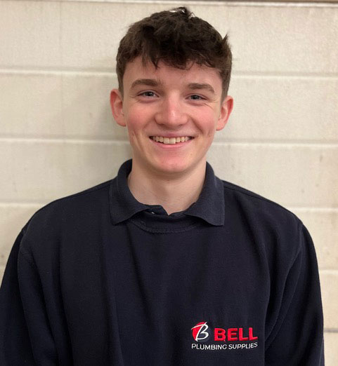 Luke Gayden apprentice at Bell Plumbing