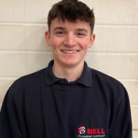 Luke Gayden apprentice at Bell Plumbing